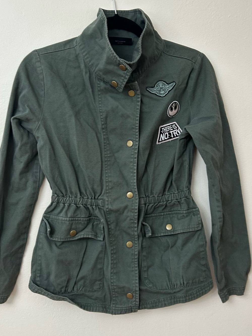 Her Universe Military Green Utility Jacket with Star Wars Patches